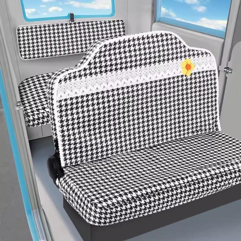 金彭盛昊电动三轮车坐垫套四季通用牛电恒阔蓝慧海宝四轮车座椅套