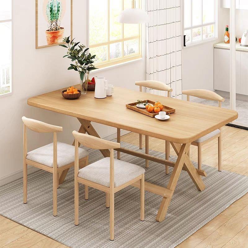 餐桌可折叠桌家用小餐桌便携式简易小桌子户外书房摊位桌矩形摊位