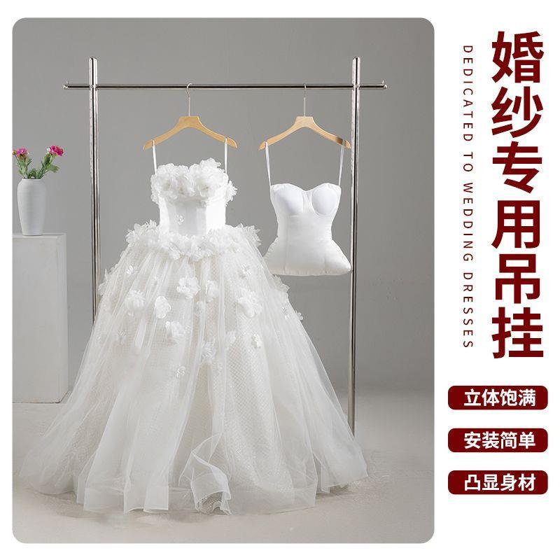 婚纱礼服半身软体填充悬挂假模特立体软撑展示架子服装模特道具女