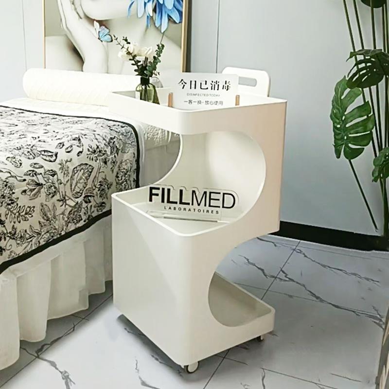 美容院专用小推车皮肤管理可移动置物H架护理仪器化妆品手推工具