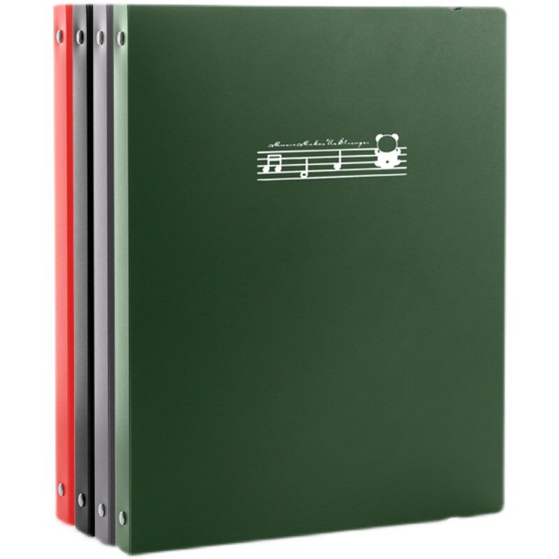 来图定制A4乐谱夹收纳册活页文件钢琴谱夹册多层透明插页袋学生用