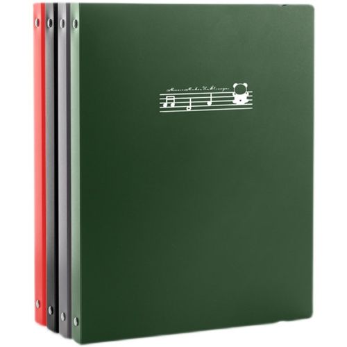 来图定制A4乐谱夹收纳册活页文件钢琴谱夹册多层透明插页袋学生用