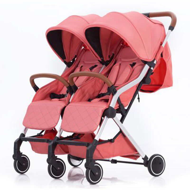 双胞胎婴儿推车可坐躺高景观轻便折叠避震新生婴儿宝宝手推车童车