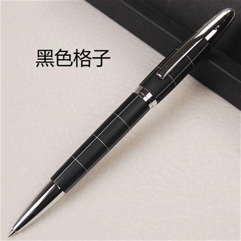 金属圆珠笔旋转出芯笔G2笔芯原子笔油性笔不锈钢圆珠笔手感好