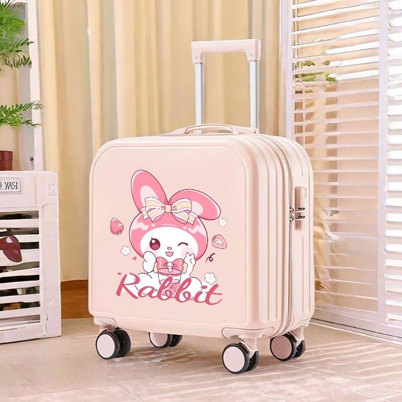 行李箱儿童女18寸小型卡通登机拉杆箱男小学生密码箱20可坐旅行箱