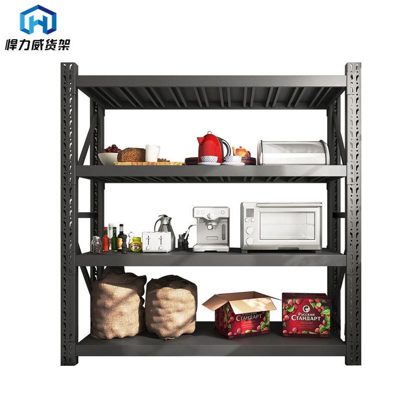 分隔置物架货架仓储仓库重型中型家用展示架柜轻型多层板