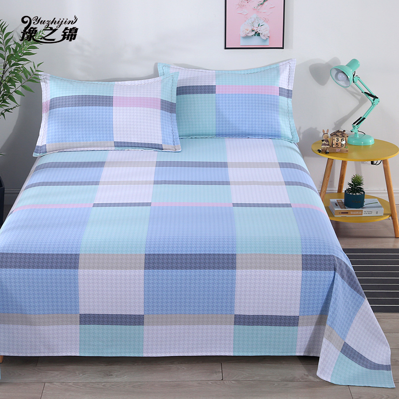 全棉老粗布床单单件纯棉加厚卡通儿童单人学生双人被单1.5m1.8m床