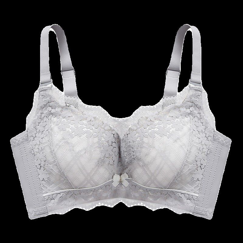 新款内衣女聚拢小胸8CM加厚显大蕾丝文胸无钢圈超厚平胸专用胸罩