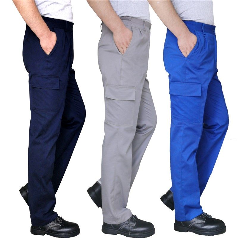 纯棉工作裤男女劳保工装裤电焊服耐磨上班厂车间汽修厚薄宽松春夏