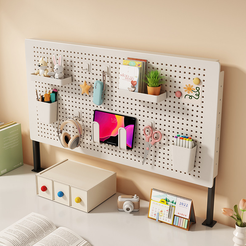 桌面洞洞板置物架免打孔可立式书桌办公室隔板挡板立款夹款收纳架,住宅家具,书架,淘宝优惠券,粉丝福利购,淘宝优惠卷