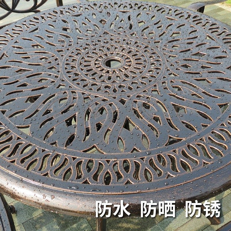 莫家户外铸铝桌椅配件庭院花园阳台桌椅坐垫组合单拍不包邮