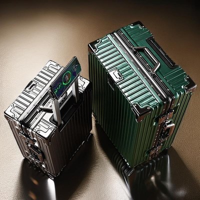 28寸超大容量出国留学生旅行李箱直角加厚结实耐用拉杆箱可坐成人