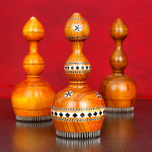 馕针钢针馕戳子果木手工艺品馕店餐厅家用新疆特色馕饼扎花工具