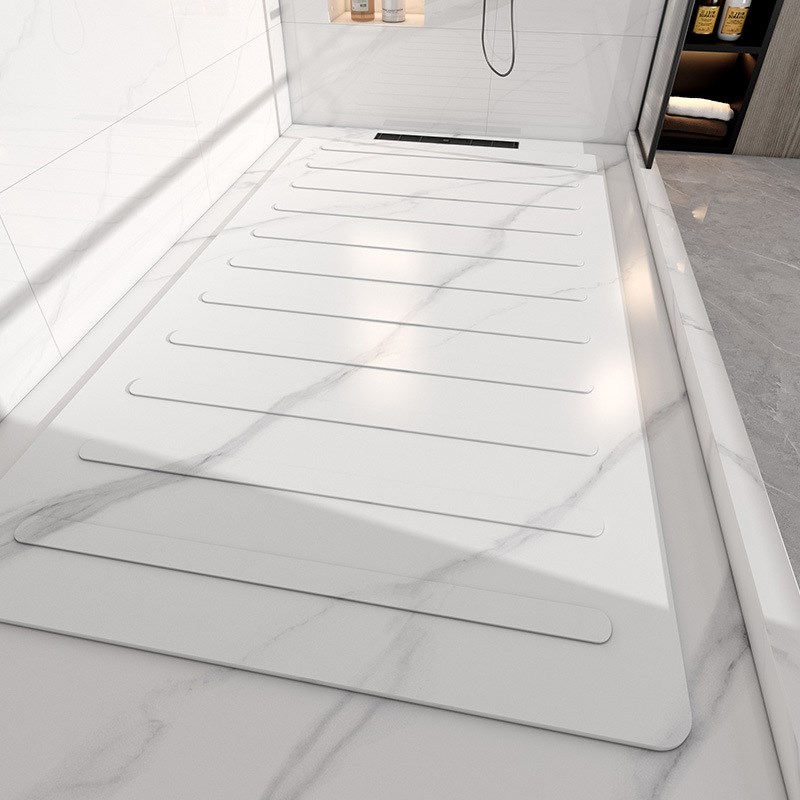 下沉式卫生间岩板淋浴板淋浴房防滑石地板石底座大理石脚踏板