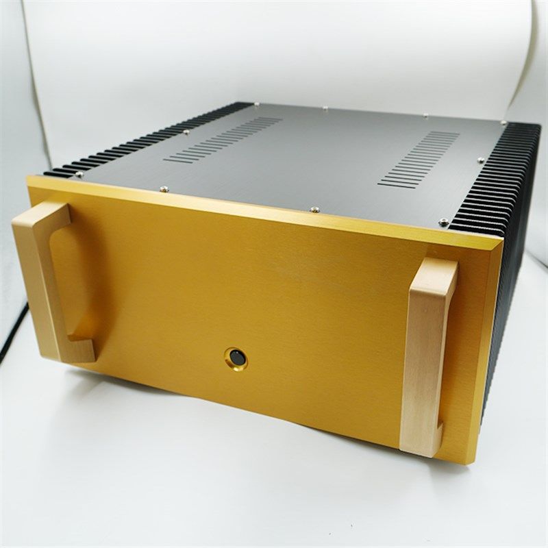 200散热器 甲类纯后级大功率功放机箱 电源 分体机 两侧带散热器