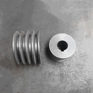 三角皮带轮B型4槽外径100-500mm铸铁电机轮四槽三角轮生铁皮带盘