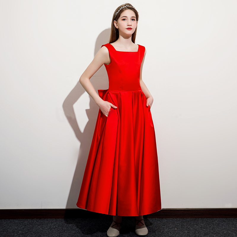少女小童大提琴演奏钢琴演出晚礼服高端儿童主持人合唱乐团公主裙