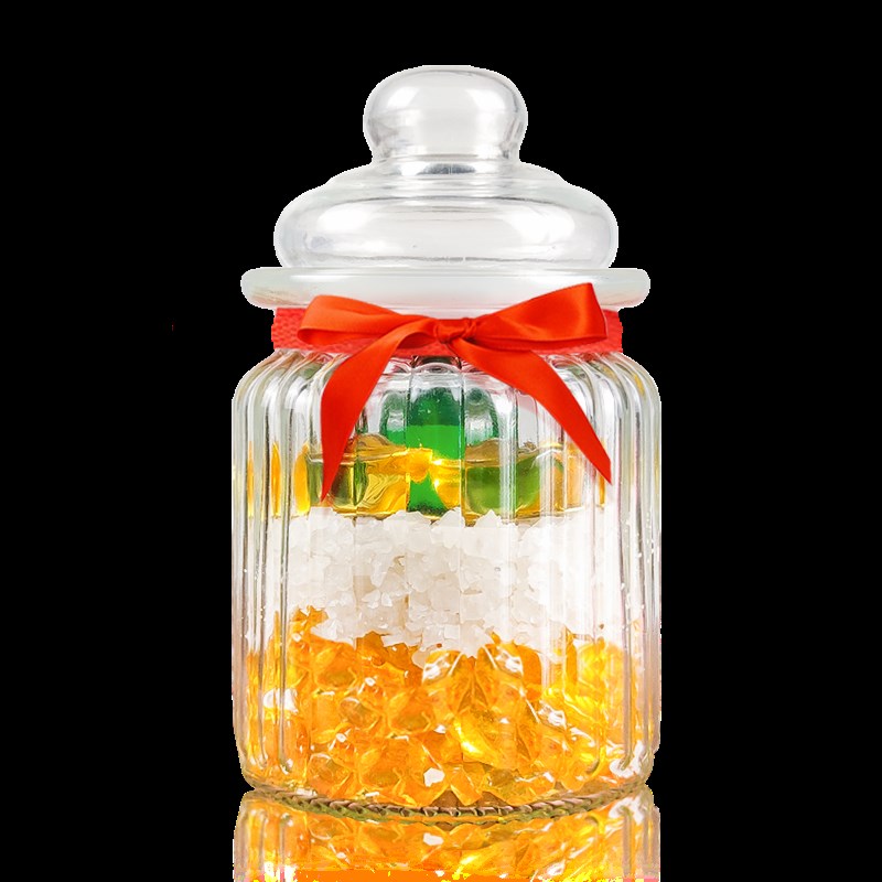 床头朝东专用2024年安忍水玻璃瓶子六帝安仁水铜钱水晶球床头摆件