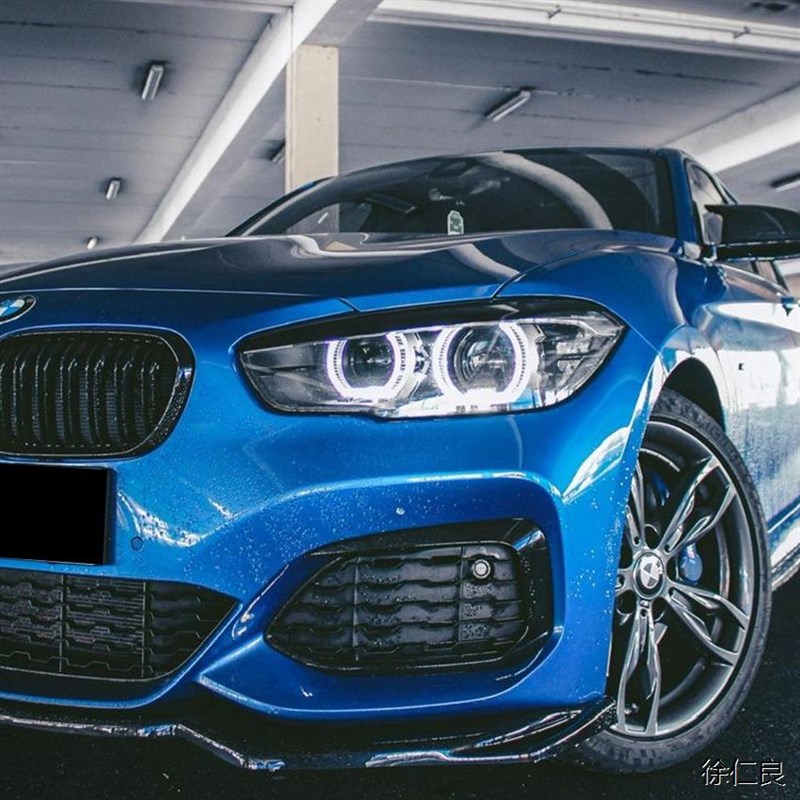 适用05-23款1系2系3系5系X1X3X4X5X6新款老款前大灯灯眉车贴改装