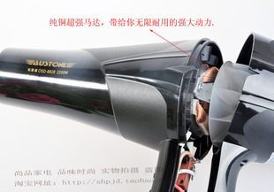 欧斯盾8828专业发廊家庭交流电机静音冷热风恒温风筒美发电吹风机