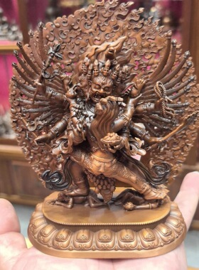 马头明王/马头金刚/旦真/旦增/马头明王金刚橛/15cm藏传佛像摆件