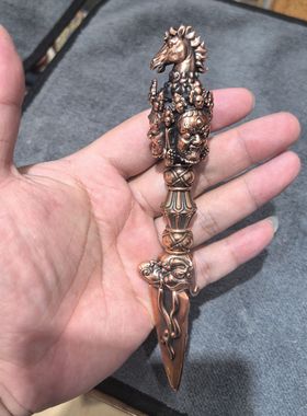 马头橛/马头杵/本尊橛/金刚杵/普巴降魔杵/马头撅/降魔杵紫铜法器