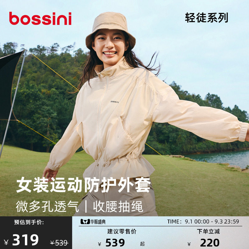 堡狮龙夏季户外透气女皮肤衣外套图片