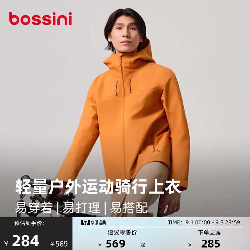 堡狮龙轻量防泼水连帽骑行夹克图片