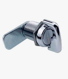 文件柜锁电柜门锁圆形XBC60中型圆柱锁T型锁头一字转舌锁铁皮柜锁