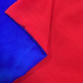 韩香绸人造棉双层红蓝布 新生儿包被包单 9090cm