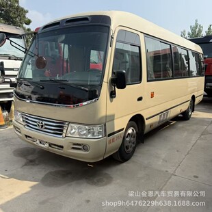 出口中巴客车 19座商务接待专用车 丰田考斯特 汽车 汽油小型客车