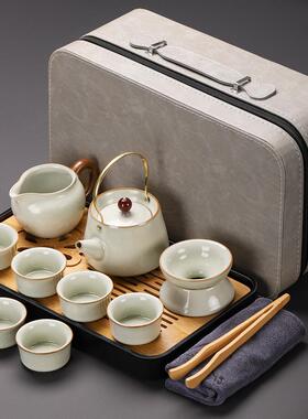 NuSun 柯基(中小型犬)成犬鸡肉燕麦专用粮 2.5KG汝窑旅行茶具套装