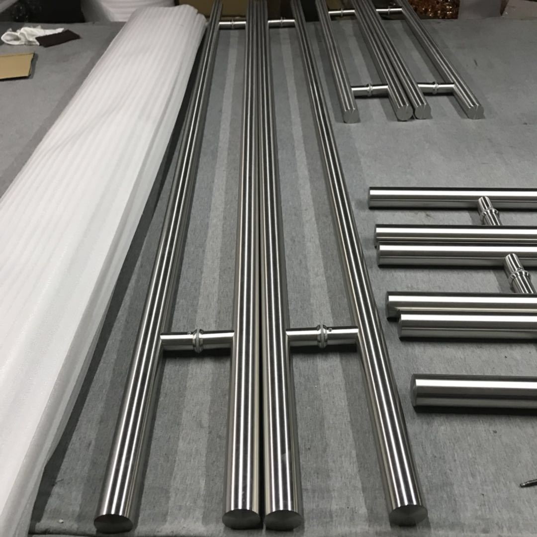 辉诚达简约不锈钢玻璃门拉手