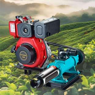 柴油机水泵高山供水泵二寸汽油机高扬程抽水机螺杆泵抽水泵猪粪泵