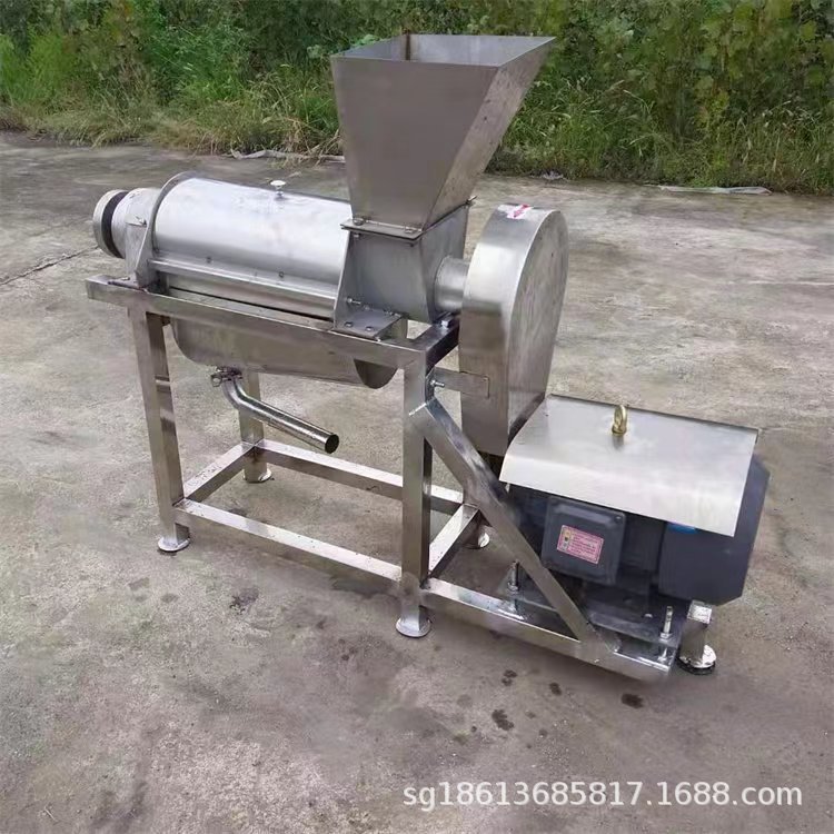 沙棘沃柑大型打汁机 1吨水果原汁加工机 芒果葡萄柠檬螺旋榨汁机