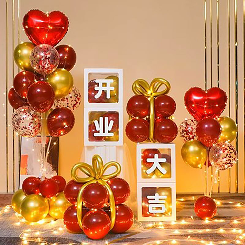 新店开业周年庆气球装饰