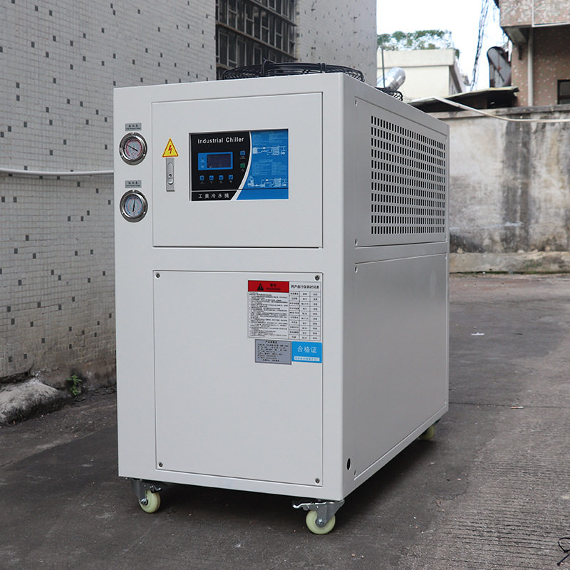 5P工业冷水机注塑模具风冷式冷水机升级版水循环冰水机5匹冷冻机