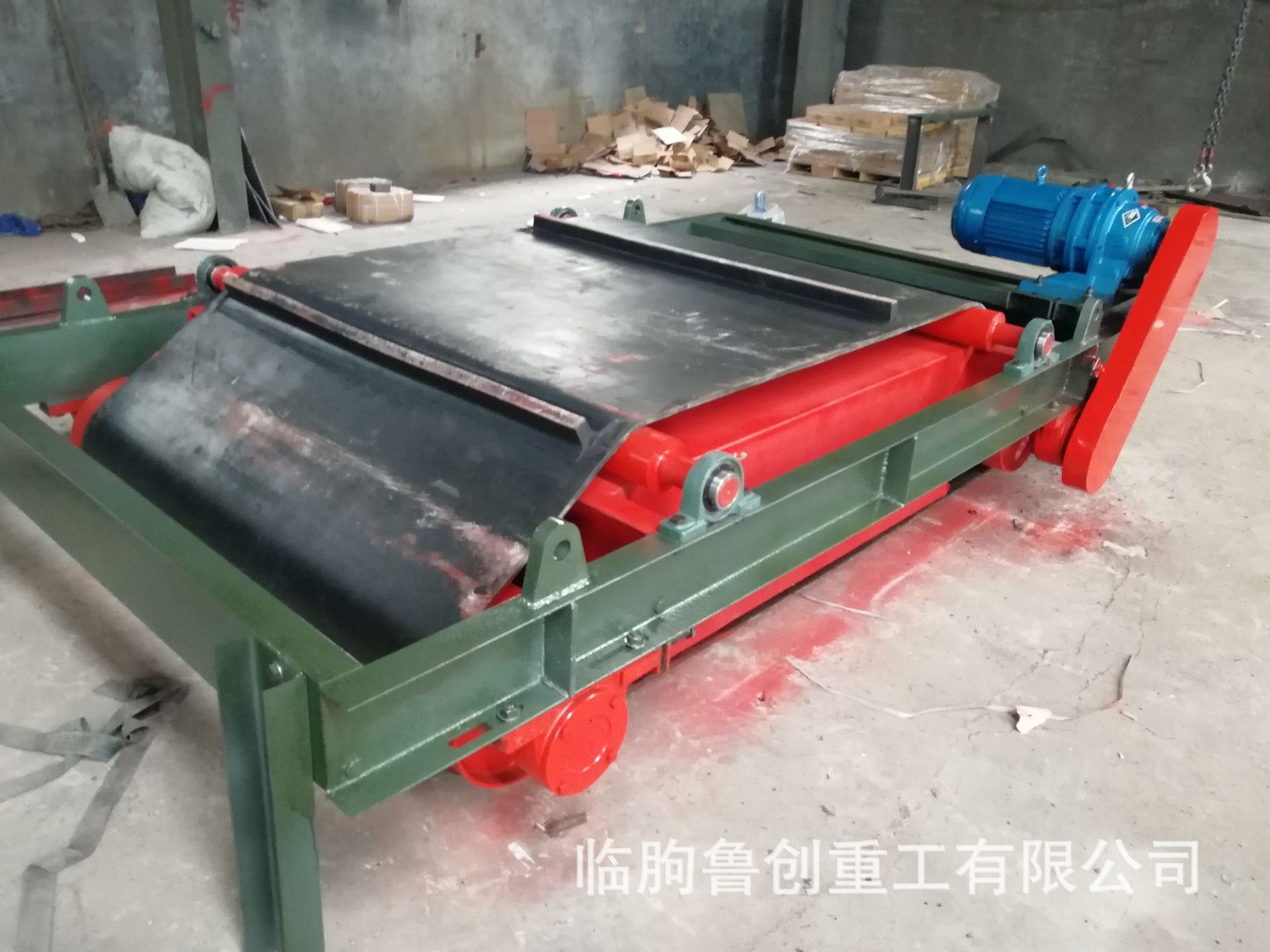 永磁自卸带式强磁除铁器
