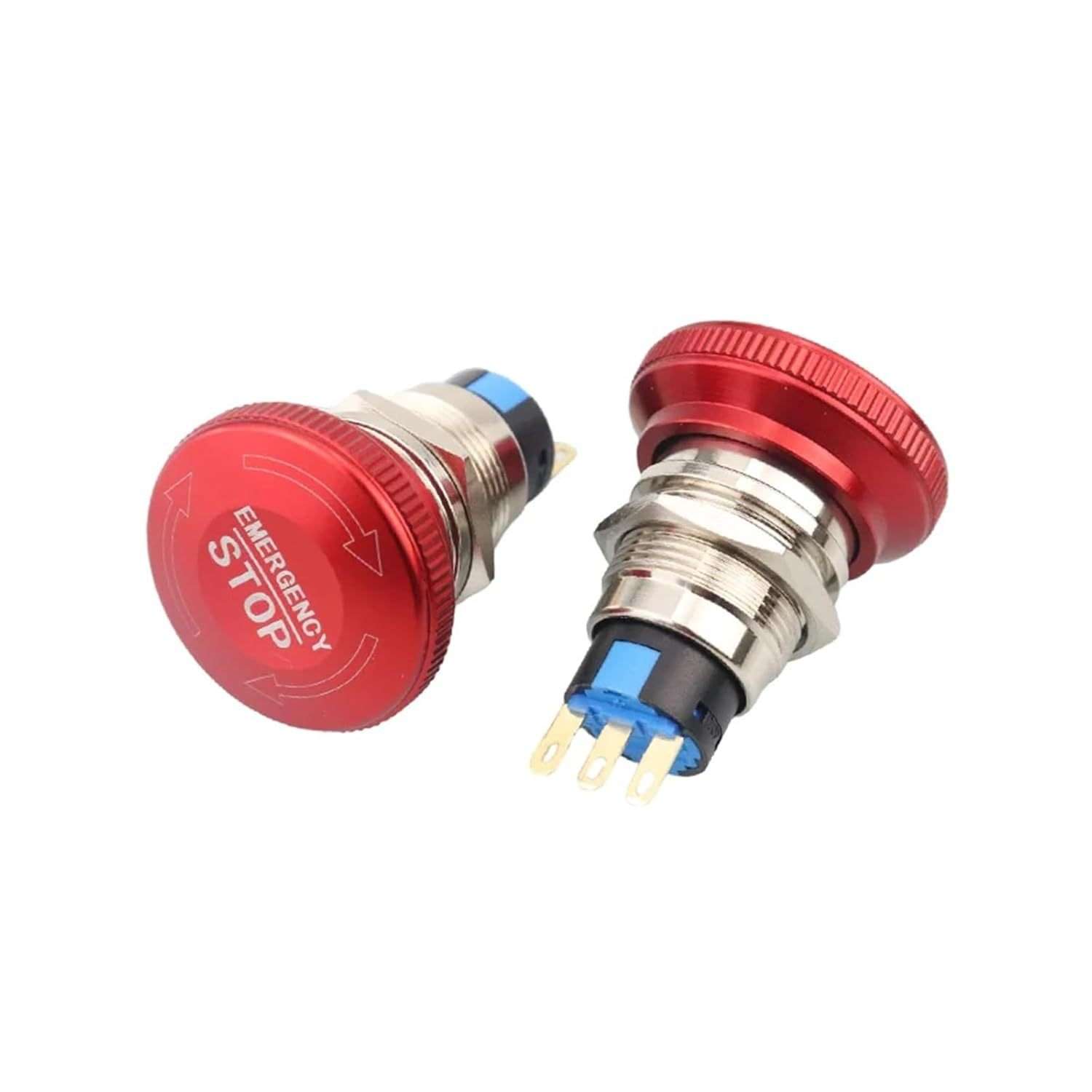 16mm 19mm 22mm Mushroom Red 