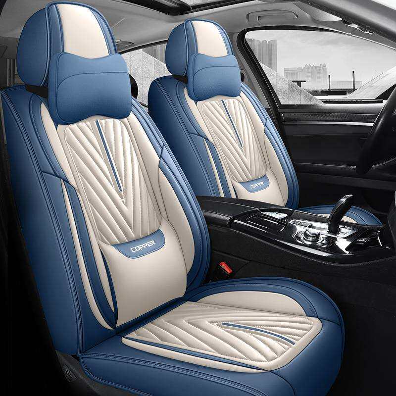 汽车坐垫四季通用新款本佃飞度缤智众凌渡朗逸速腾卡通皮座椅套