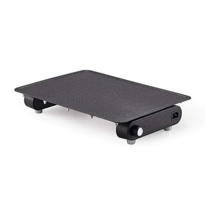 户外石墨烯无烟烤盘不粘电烤盘可拆洗电烤炉铁板烧家用烧烤炉