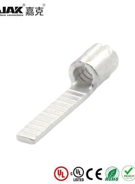 DBN2-14片形裸端头紫铜插片型接线耳插针形裸冷压端子插型KST