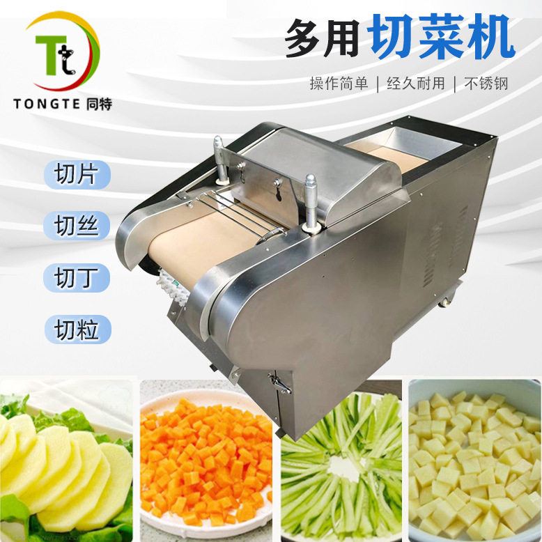 大型商用全自动果蔬切片切丝切丁