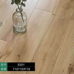 现货橡木纯实木地板结疤修饰手抓纹原木地板打龙骨实木