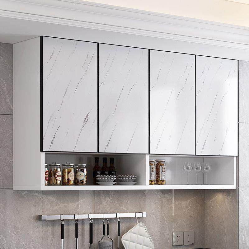 太空铝实木厨房吊柜墙壁柜餐厅挂柜收纳柜阳台卫生间防水储物柜