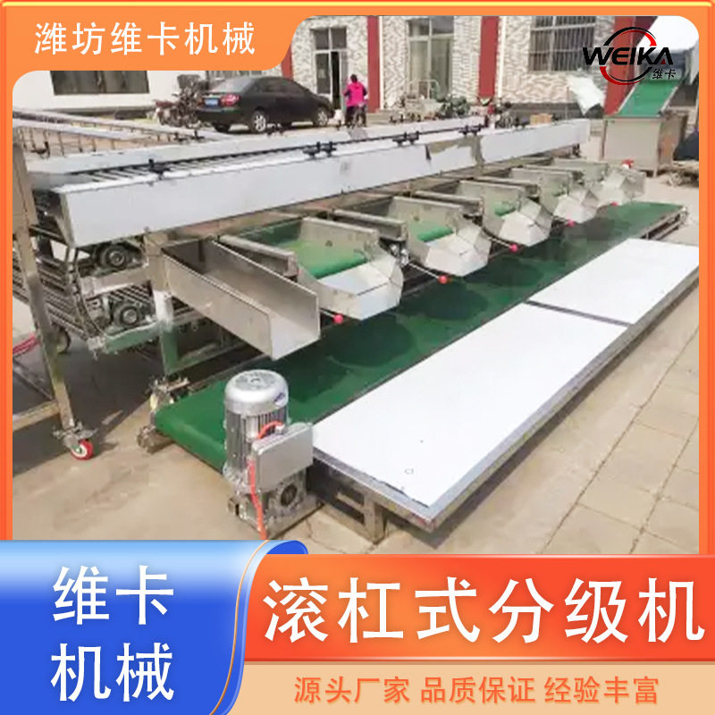 山楂番茄滚杠式果蔬直径分选机