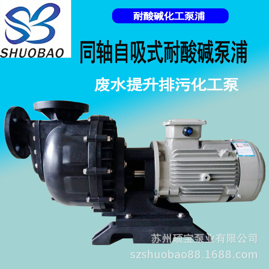 BD-40012L耐腐排污提升自吸泵 小型排污自吸式泵 硕宝卧式自吸泵
