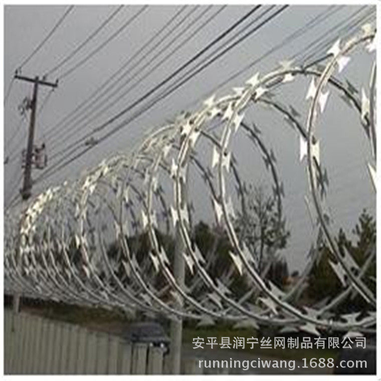不锈钢刺丝滚笼304刀片刺网现货有售金属网工业品