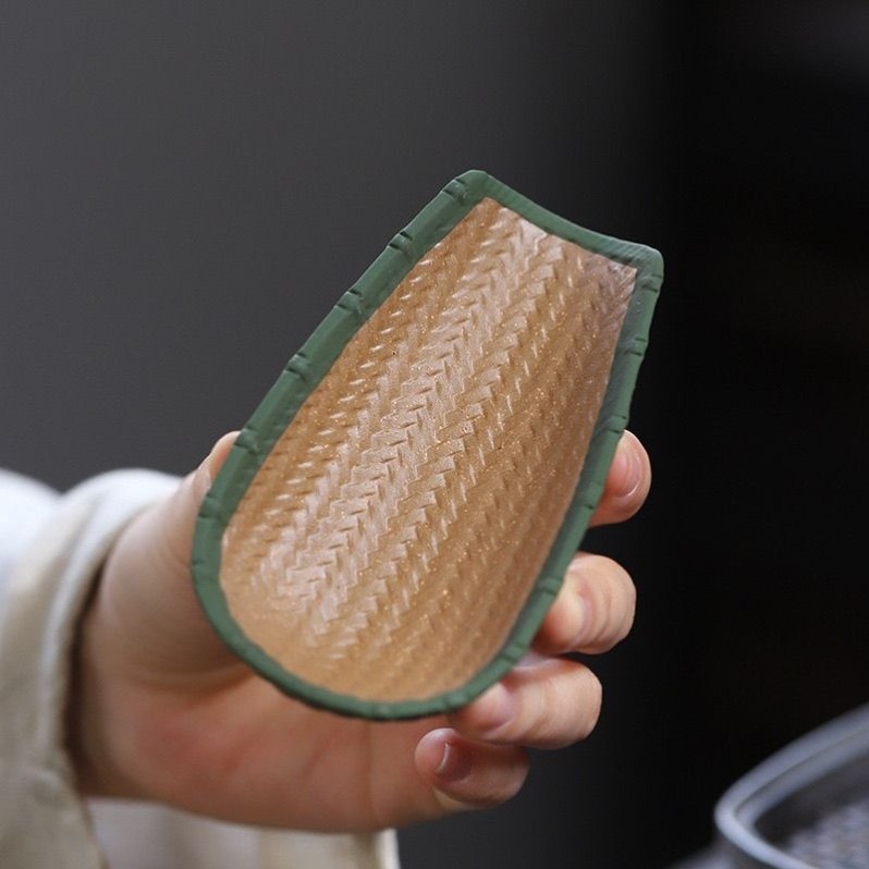 紫砂茶宠竹编茶具茶匙茶则手工茶道配件茶器君子簸箕,餐饮具,茶饼盒,淘宝优惠券,粉丝福利购,淘宝优惠卷