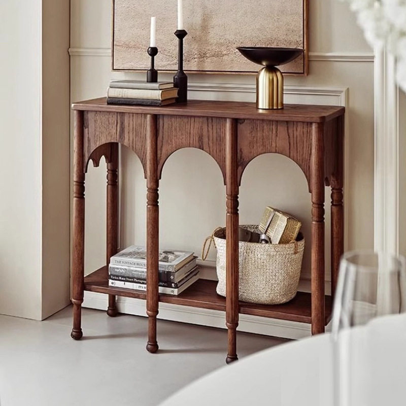 意式极简法式玄关台实木家用玄关柜美式玄关桌过道储物小户型边桌,电子元器件市场,电线扎带/束线带,淘宝优惠券,粉丝福利购,淘宝优惠卷